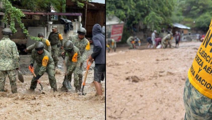 $!En México, 37 muertos por lluvias; ‘a nadie dejaremos desamparado’: Sheinbaum; Nahle minimiza tragedia
