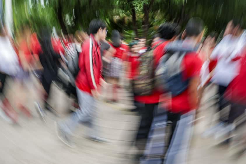 $!Estudiantes en Culiacán se manifiestan para exigir paz en Palestina