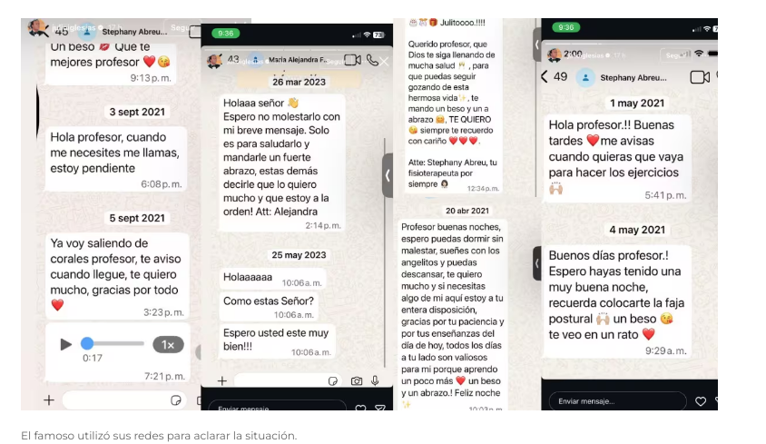 $!Señala Julio Iglesias incoherencias, ante acusaciones en su contra