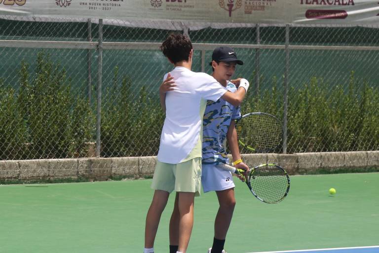 Quintín Suárez y Jerónimo Velasco aseguran medalla en Olimpiada Nacional de Tenis
