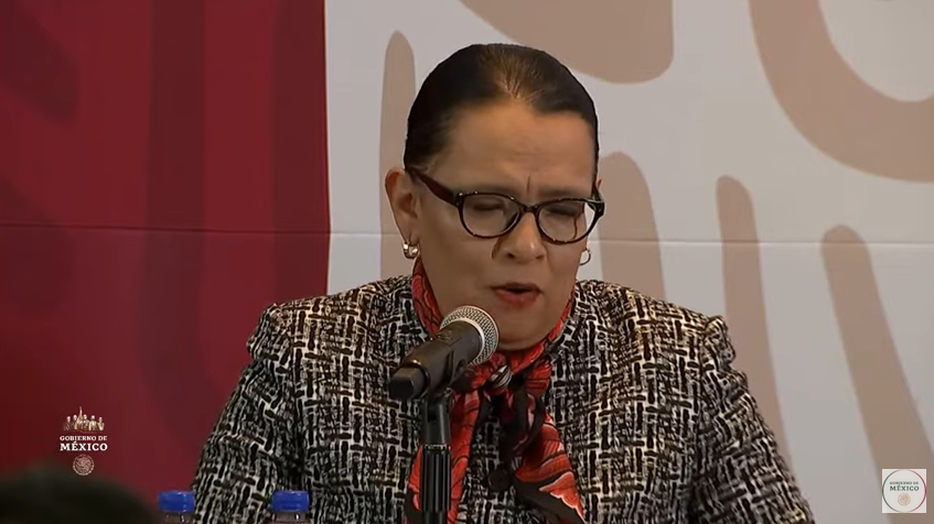 $!No venimos a ganar una guerra, venimos a construir la paz, dice Rosa Icela Rodríguez