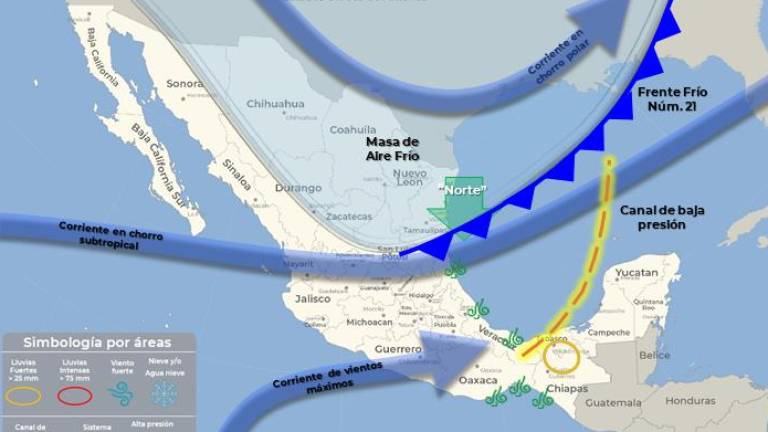 Tendrán Culiacán y Mazatlán temperaturas máximas de 29 grados