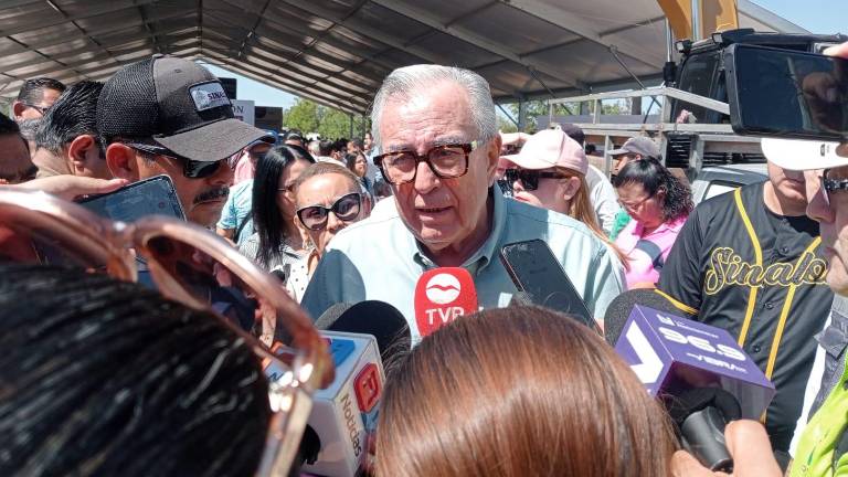 El Gobernador Rubén Rocha Moya habló en torno a la campaña de Jesús Madueña Molina en la UAS.