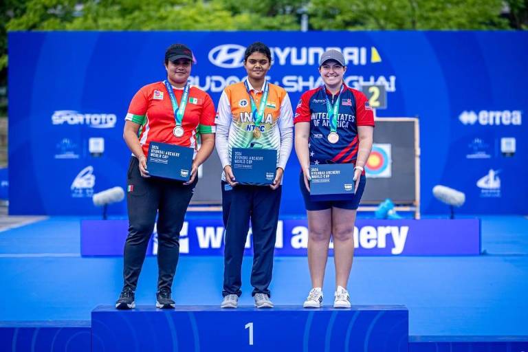 Maya Becerra obtiene plata en Copa del Mundo de Tiro con Arco