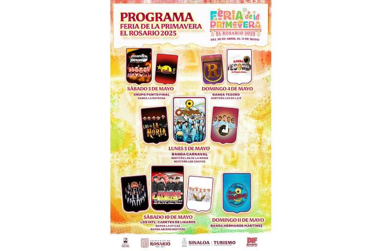 Presentan cartelera artística y eventos de coronación de la Feria de la Primavera de Rosario