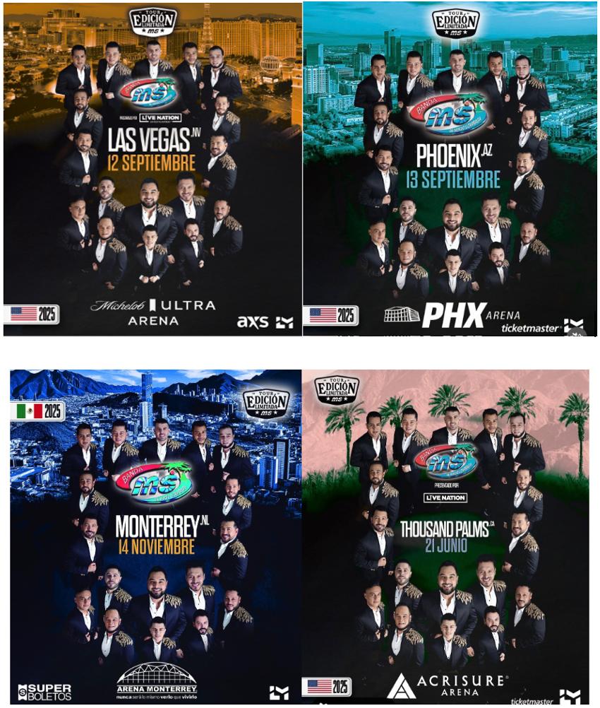 $!Estas son las presentaciones que realizará la agrupación porteña.