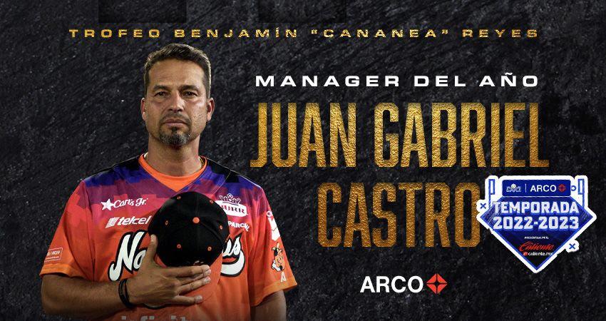 $!Juan Gabriel Castro es el Mánager del Año de la temporada 2022-2023
