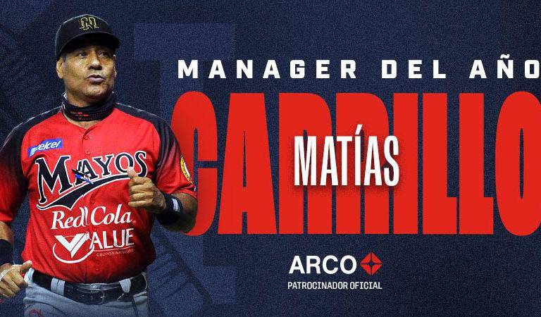 Matías Carrillo, de Mayos de Navojoa, es nombrado Mánager del Año de la LMP