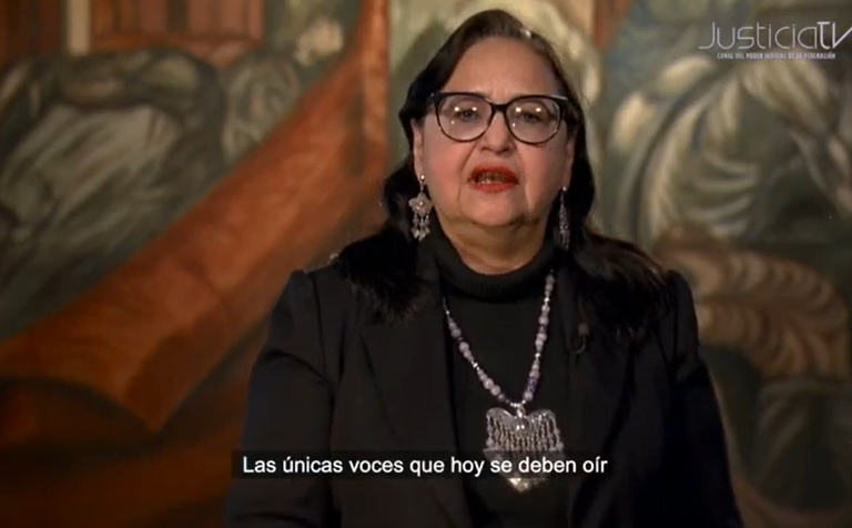 Las únicas voces que hoy se deben oír son las de ellas: Norma Piña