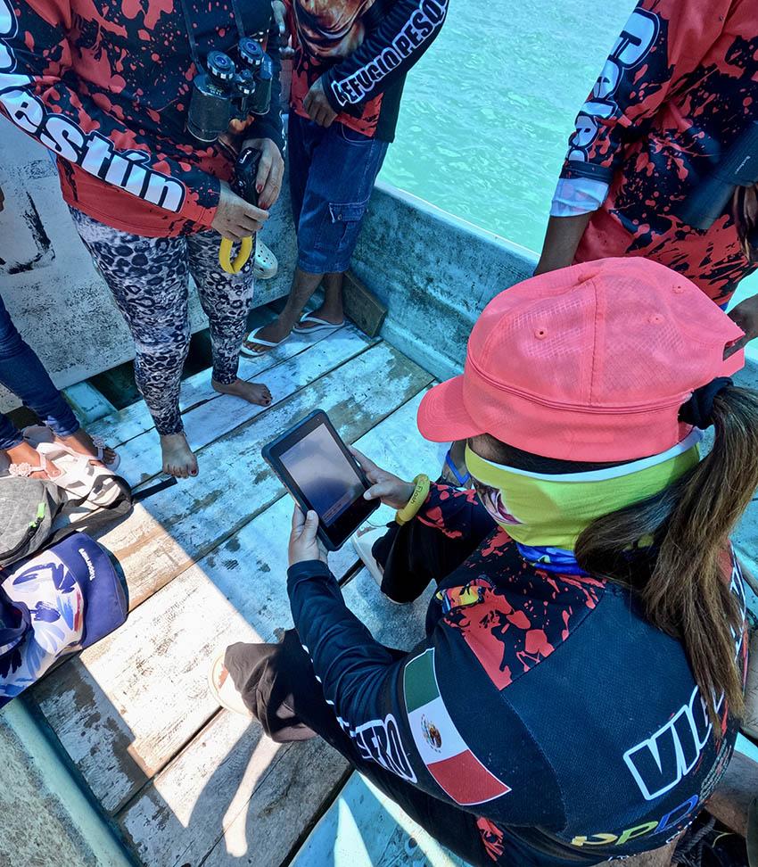 $!El trabajo que realizan es voluntario y no remunerado. Entre ellas, distribuyen las funciones para cada recorrido de vigilancia.