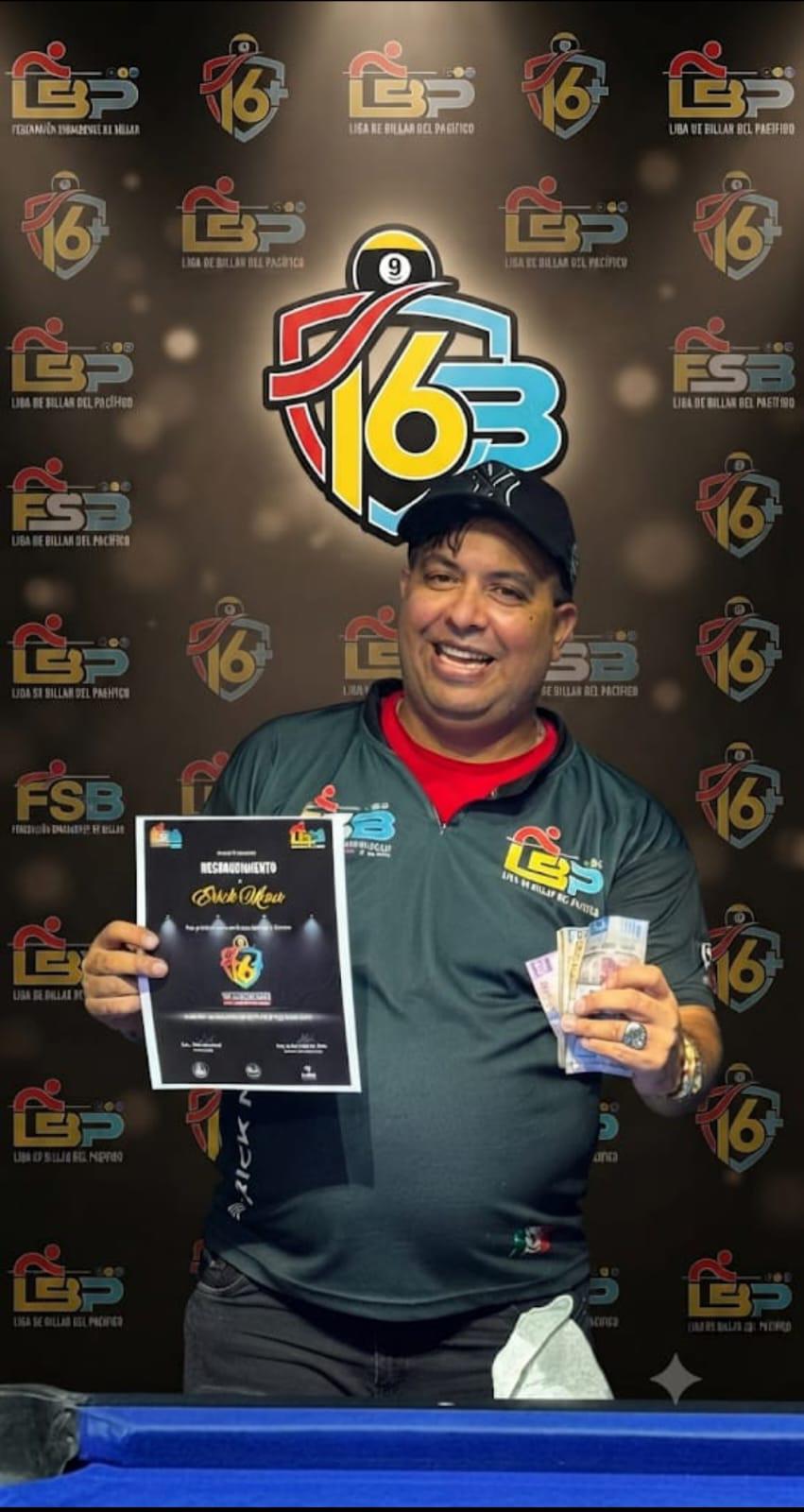 $!Érick Mena se corona en Mazatlán y conquista el Top Player State de Bola 9
