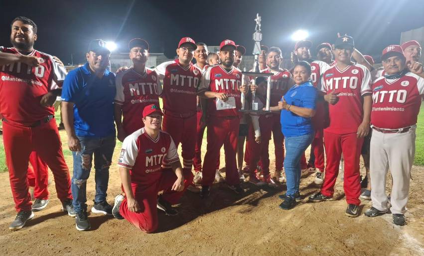 Mantenimiento asegura título de Liga de Beisbol STASAM 2025