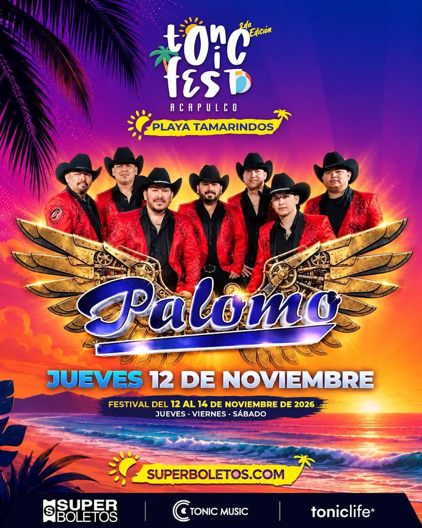 $!Participará Grupo Palomo en el Tonic Fest Acapulco