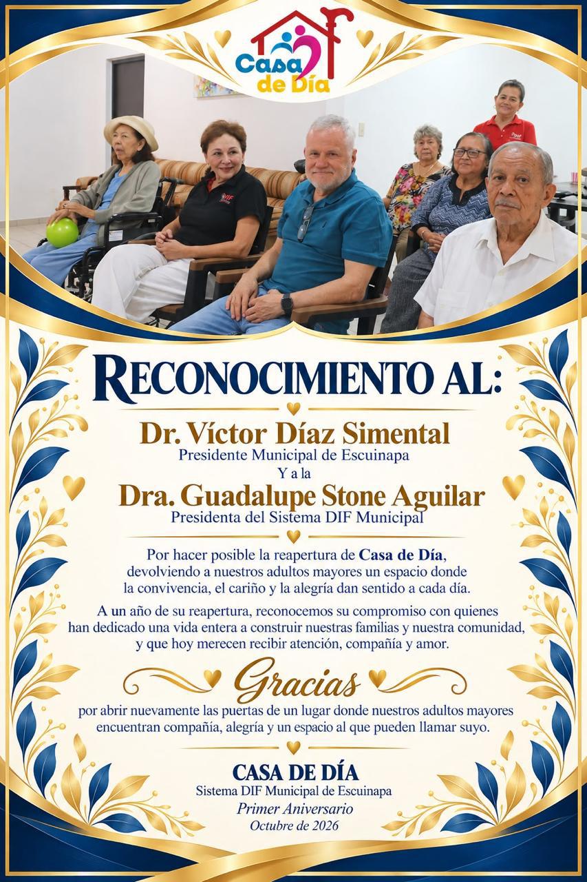 $!Celebran adultos mayores aniversario de Casa de Día, en Escuinapa