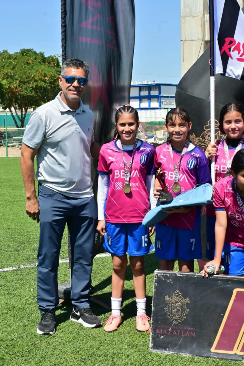 $!Rayadas Mazatlán campeonas de la Liga Imdem Infantil Femenil