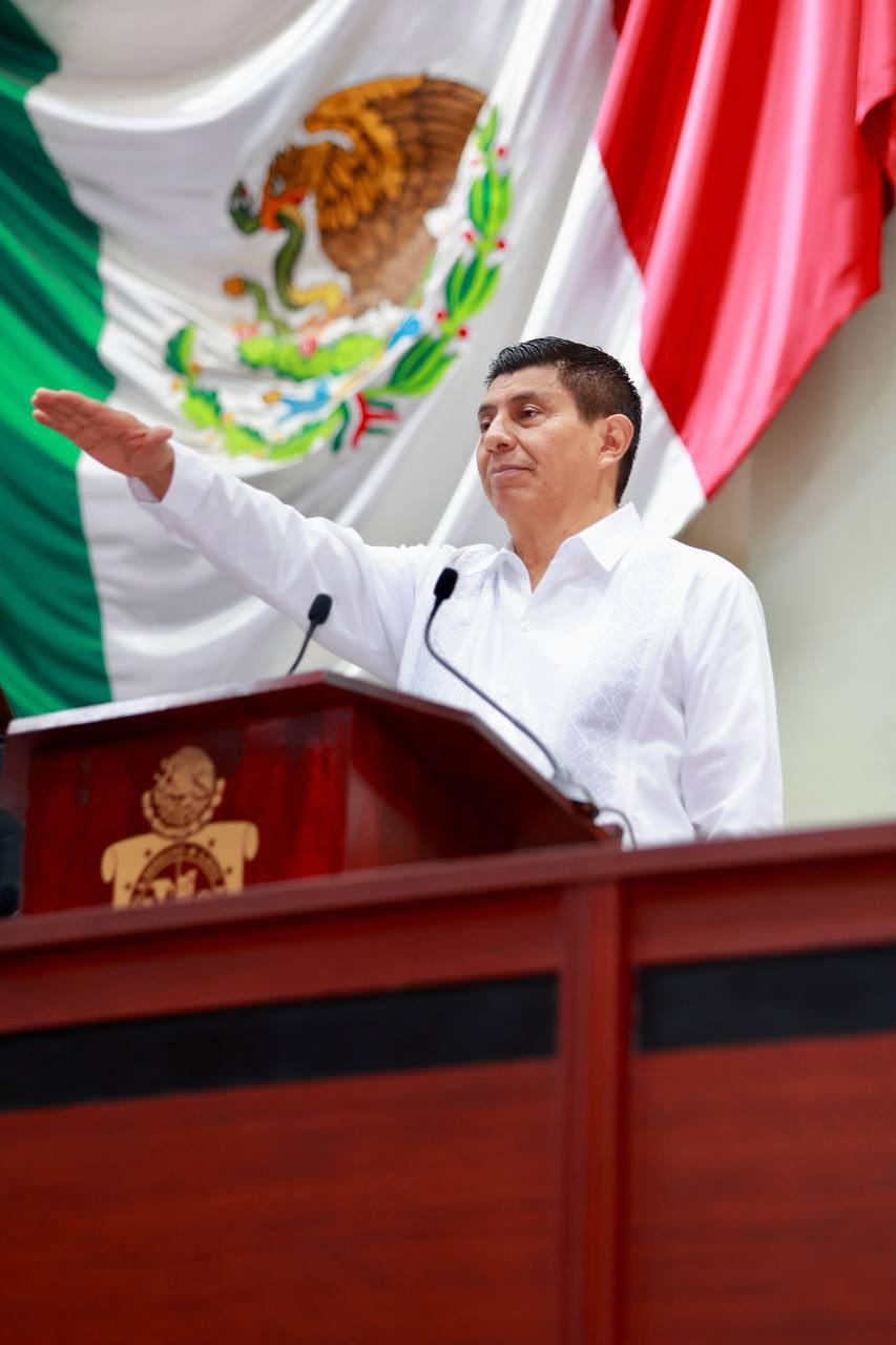 $!Asume Salomón Jara como Gobernador de Oaxaca