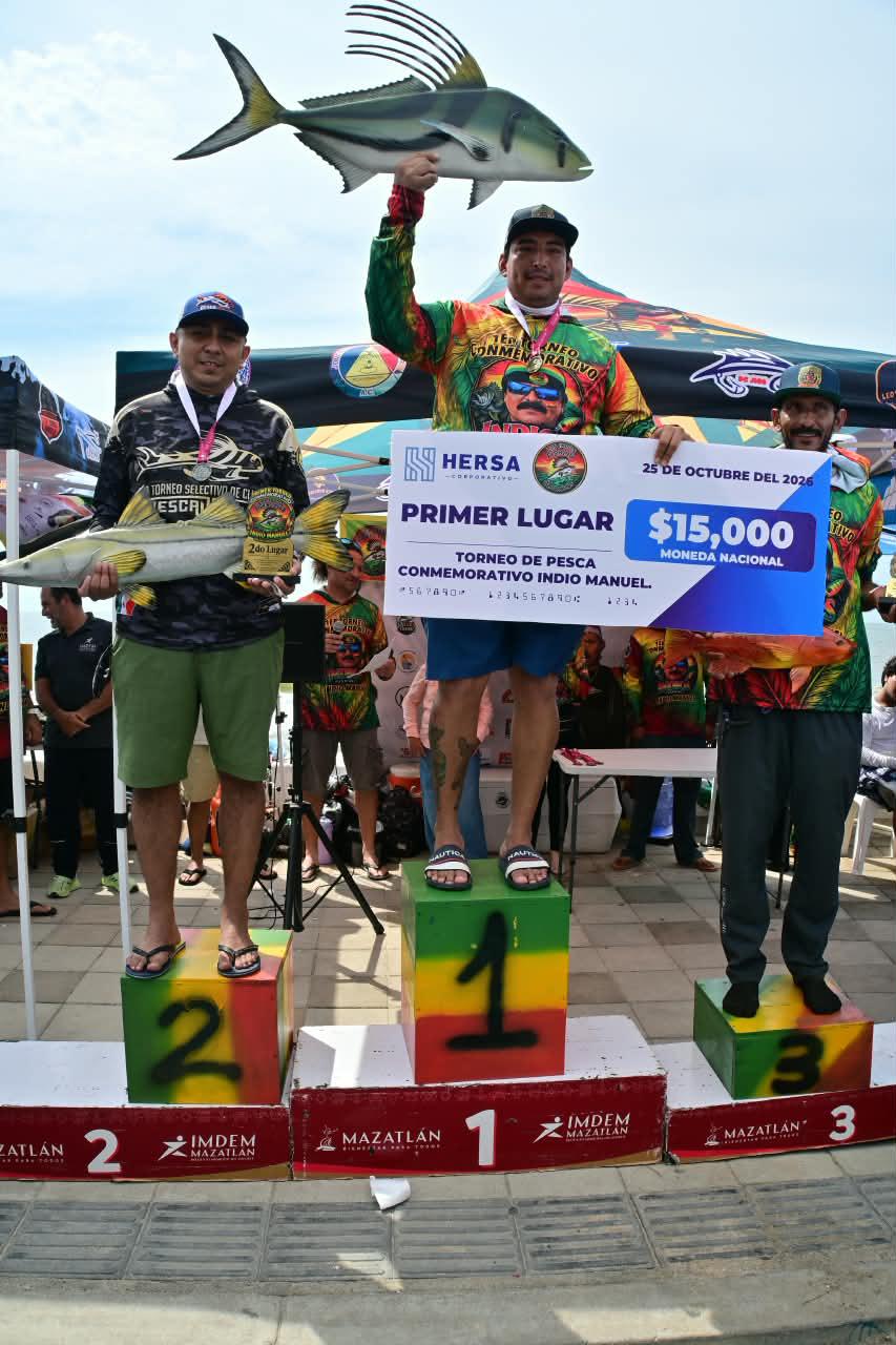 $!Más de 100 participantes se reúnen en el Torneo de Pesca Conmemorativo ‘Indio Manuel’ en Mazatlán