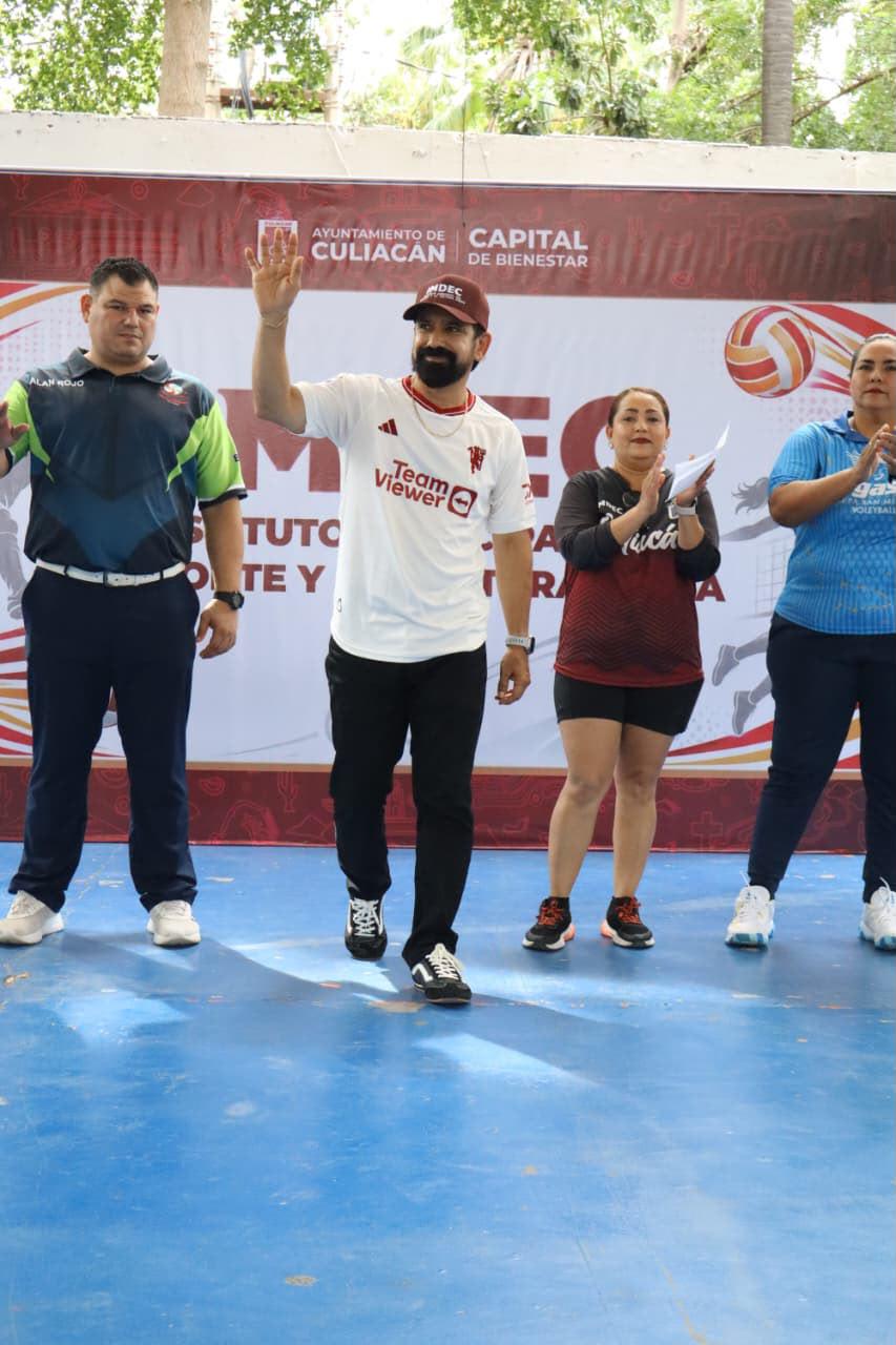 $!Inauguran la tercera edición de la Liga Municipal de Voleibol Juvenil Imdec 2026 en Culiacán