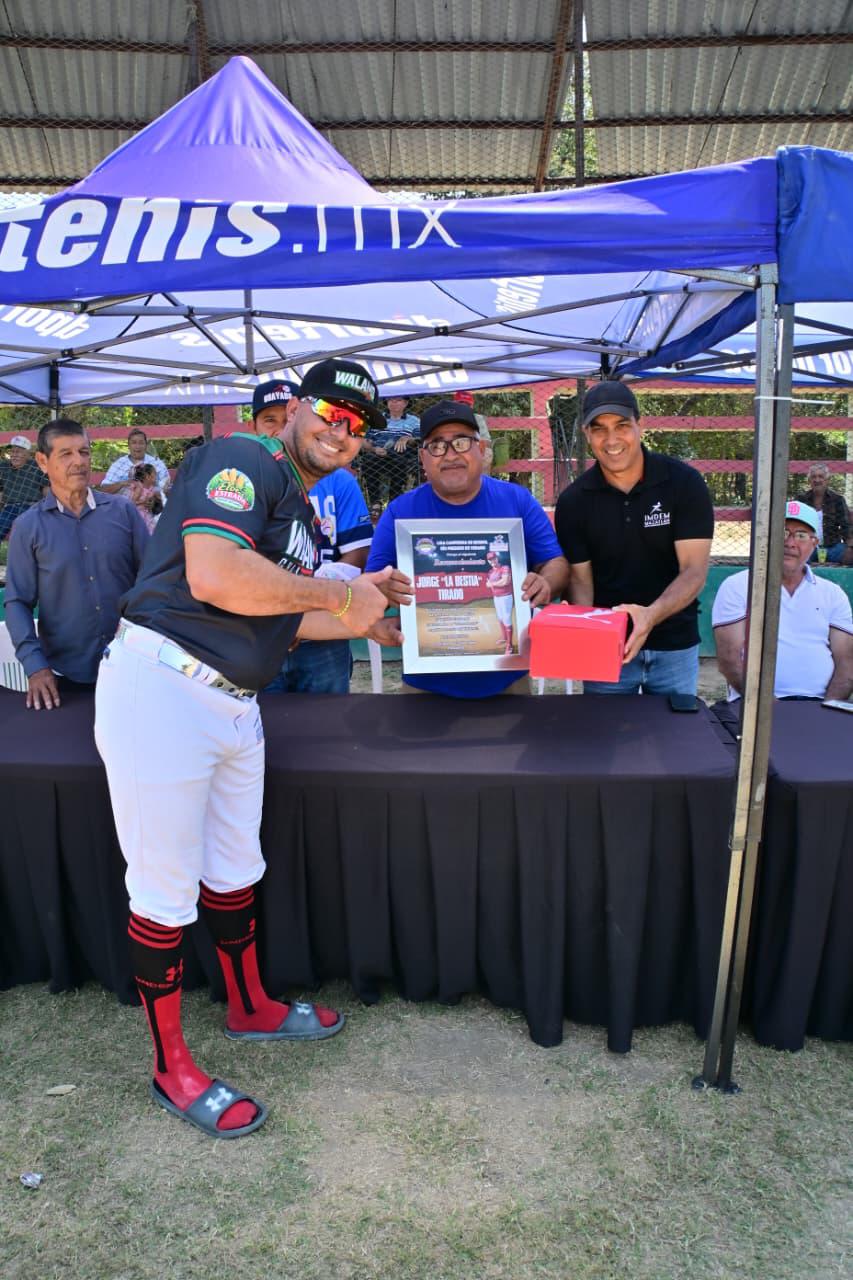 $!Se viste de gala El Walamo con la inauguración de la Liga Campesina de Beisbol Río Presidio