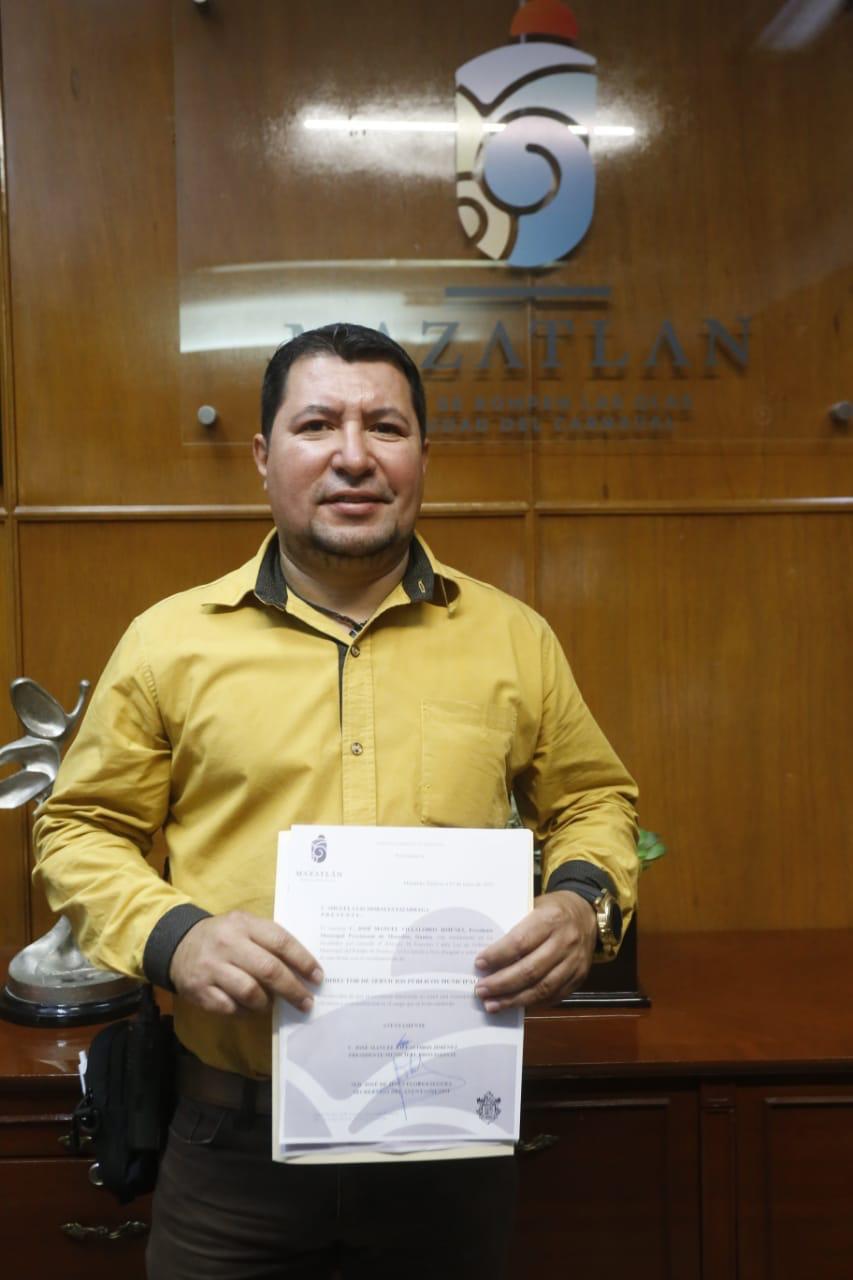 $!Miguel Luis Morales asume como director de Servicios Públicos de Mazatlán