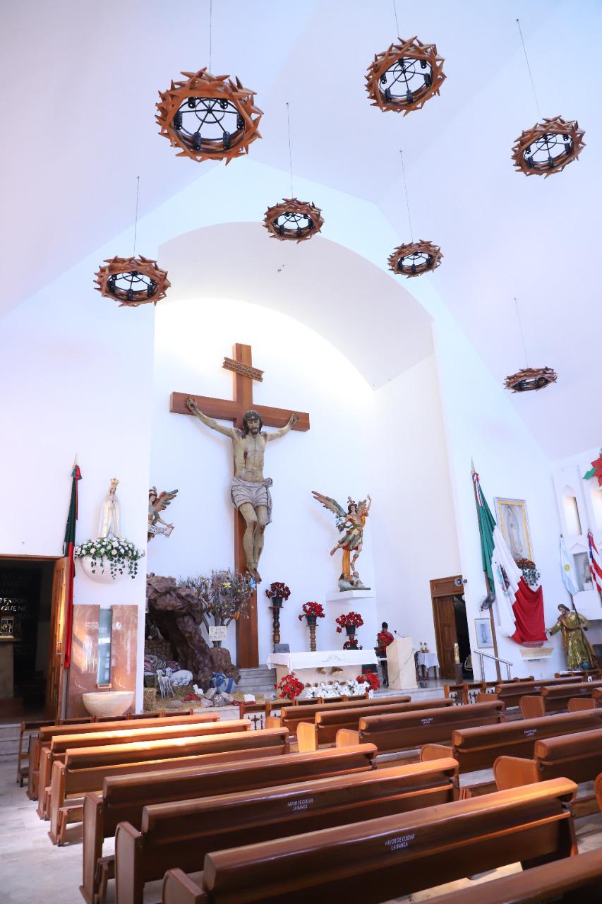 $!Emerge desde la Montuosa un Arcángel a 25 metros de altura