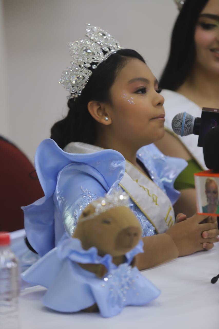 $!Ángela Salazar explicó los requisitos para contender por la corona de Reina Infantil.