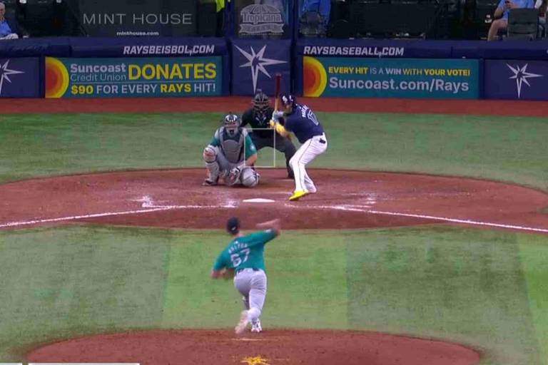 Ben Rortvedt lideró paliza de Rays sobre Marineros