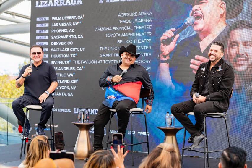 $!Chuy Lizárraga y Luis Ángel “El Flaco” dieron a conocer a sus fans los detalles de la nueva gira por Estados Unidos, que reunirá a destacados exponentes de la música sinaloense.