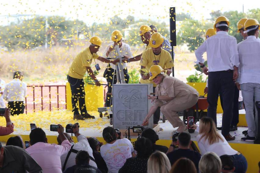 Colocan la primera piedra del CRIT Teletón en Mazatlán