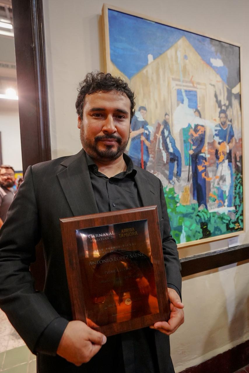 $!Obtiene Soto Miranda la Bienal de Artes Visuales Antonio López Sáenz