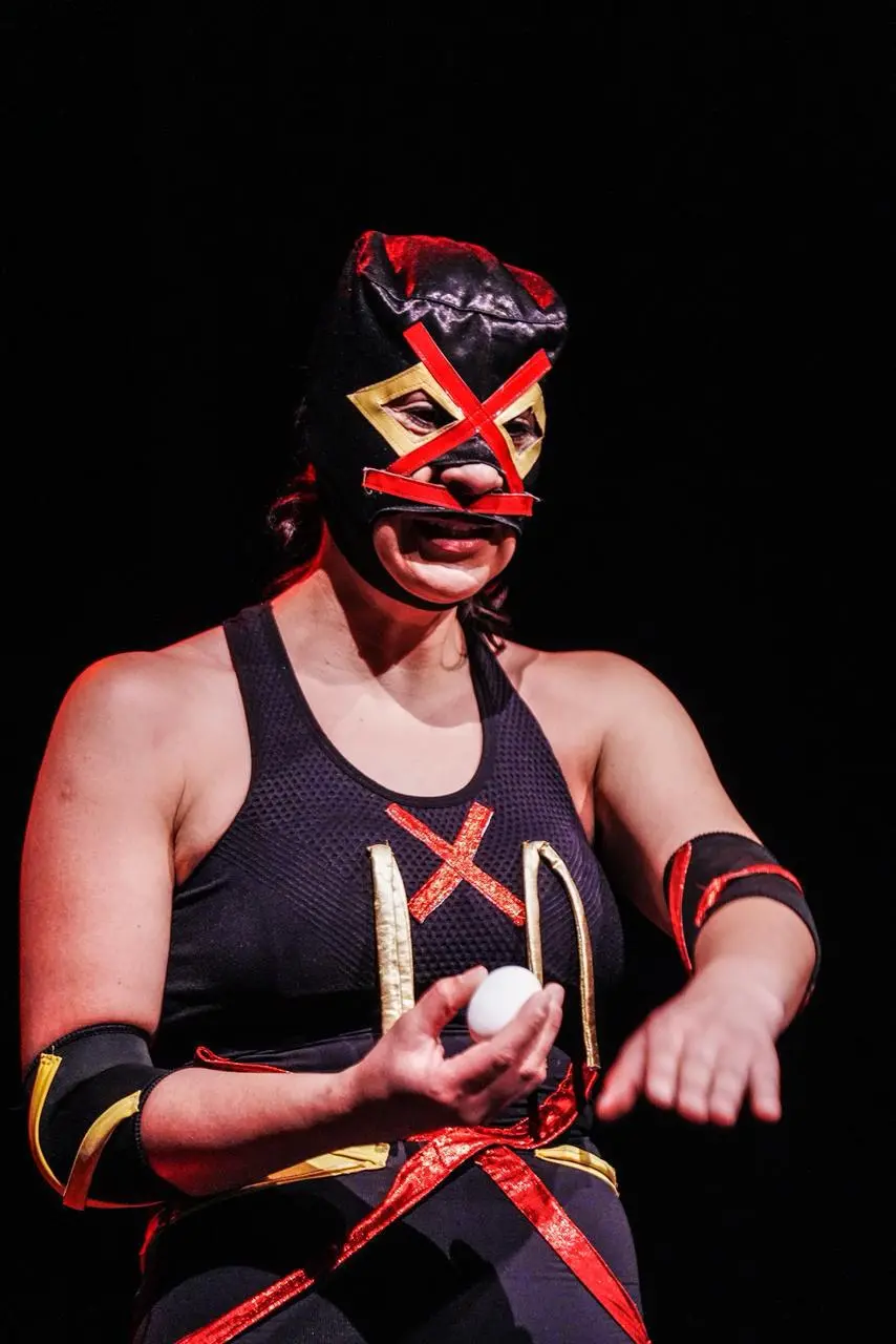 $!Uno de los elementos más potentes de D(r)ama es la incorporación del lenguaje de la lucha libre mexicana.