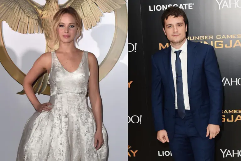 Jennifer Lawrence y Josh Hutcherson .