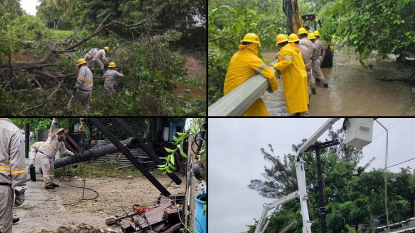 $!En México, 37 muertos por lluvias; ‘a nadie dejaremos desamparado’: Sheinbaum; Nahle minimiza tragedia