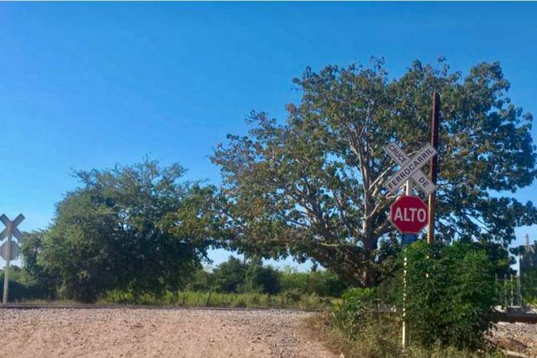 Trabajos en cruce ferroviario de la Escuinapa-Teacapán cierran la circulación por varias horas