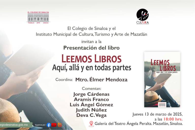 Llega a Mazatlán ‘Leemos libros. Aquí, allá y en todas partes’