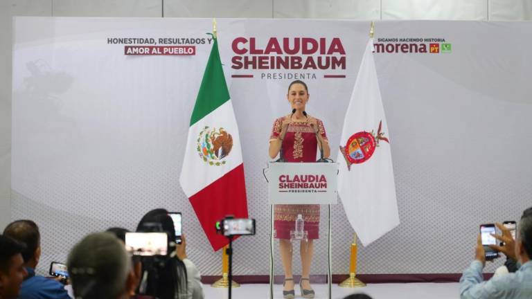 En Los Mochis, Claudia Sheinbaum promete reforma al Poder Judicial para búsqueda de seguridad