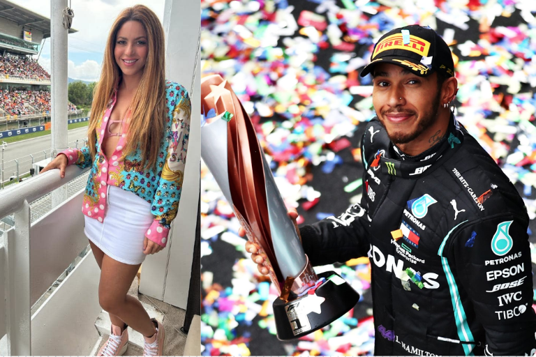 Podría Shakira haber iniciado romance con Lewis Hamilton