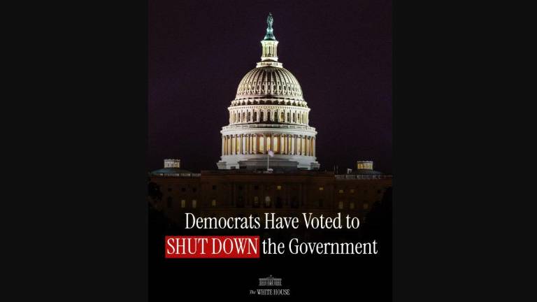El cierre del Gobierno Federal estadounidense significaría que cientos de miles de empleados federales serían suspendidos temporalmente.