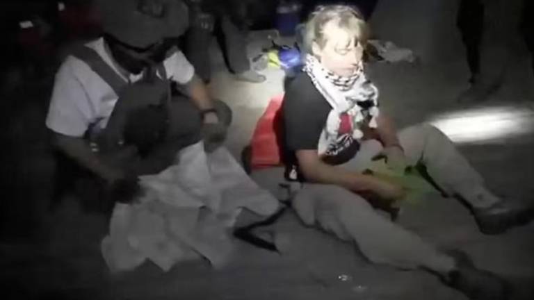 Greta Thunberg, activista climática, formaba parte de la Flotilla Global Sumud, interceptada por la Armada israelí frente a Gaza el 1 de octubre.