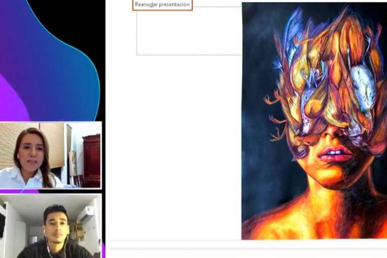 Para Aracely Ríos, el dibujar te lleva a otras dimensiones y a estar contigo