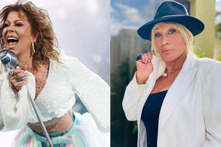 Alejandra Guzmán y Laura León, en la serie ‘El Juego de las llaves’