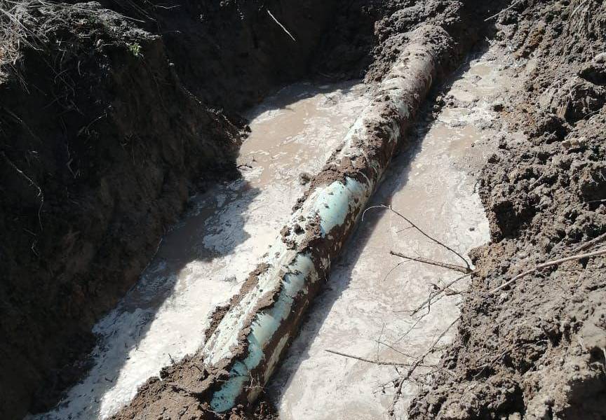 Surge nueva falla en tubería del acueducto en Baluarte-Escuinapa Surge nueva falla en tubería del acueducto en Baluarte-Escuinapa