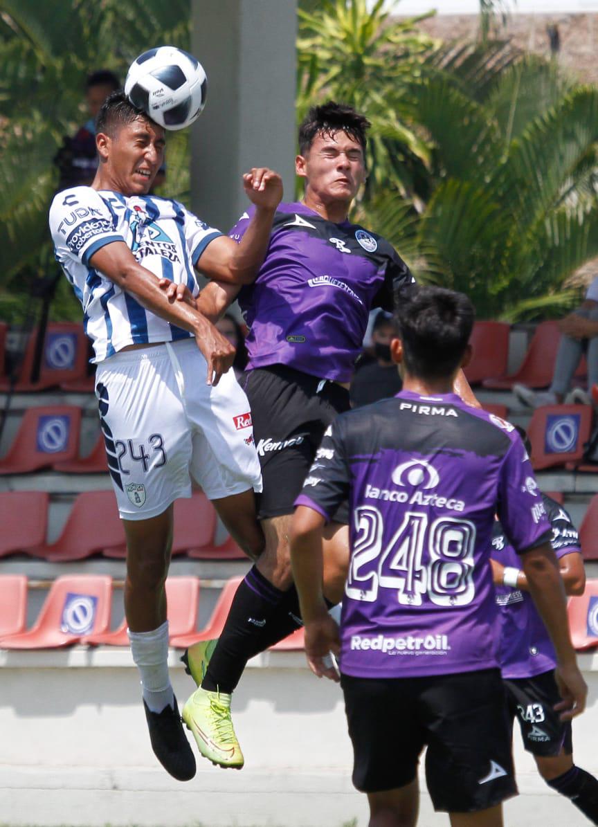 $!Paridad de fuerzas entre Mazatlán FC y Pachuca en la Liga MX Sub 18