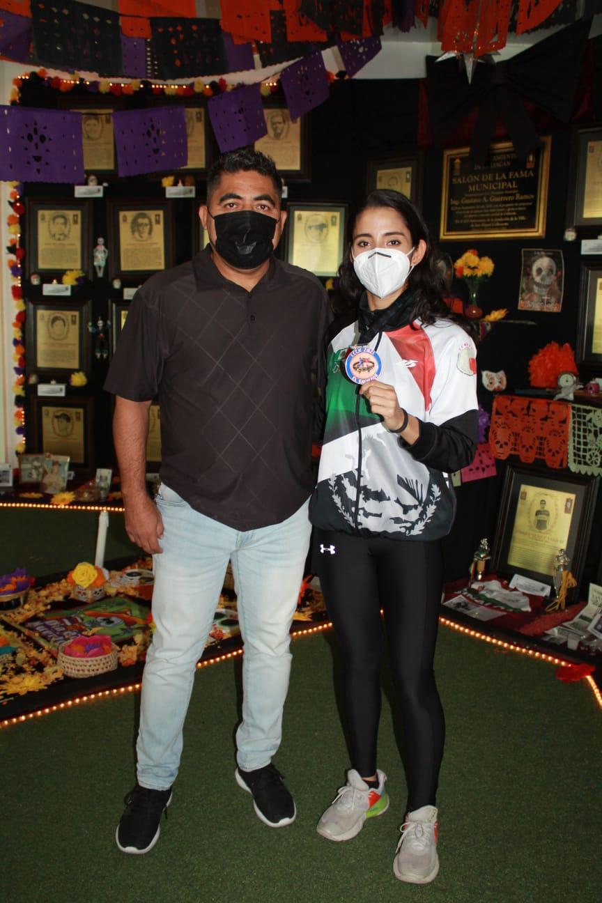 $!Karateca Yamilet Terrazas recibe apoyo del Imdec para viajar a Mundial de Dubái