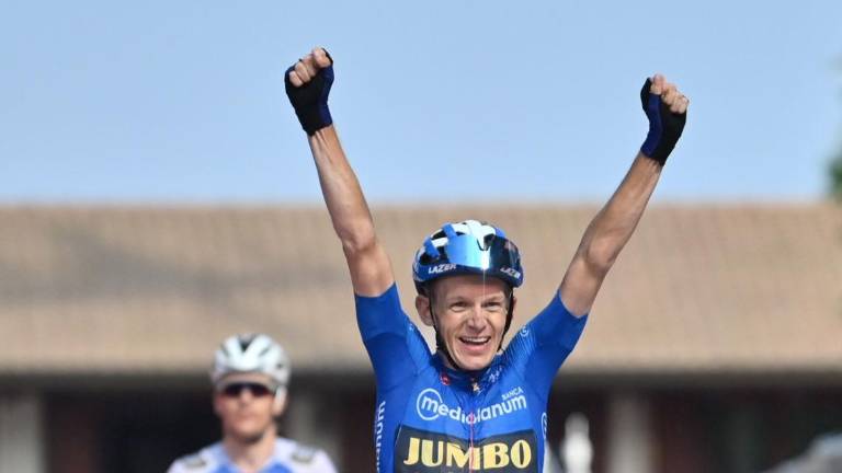 Koen Bouwman logra su doblete en este Giro.