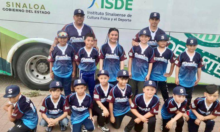 Logra Sinaloa par de triunfos en Nacional de Beisbol, categoría 7-8 años
