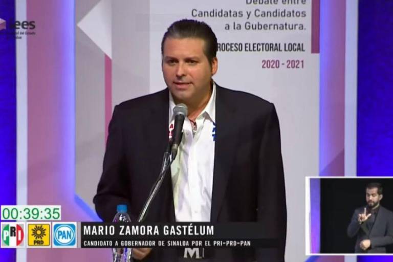 Esta elección es de dos: Invita Mario Zamora al debate en solitario contra Rocha Moya