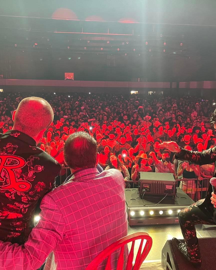 $!En Palm Beach durante su presentación.