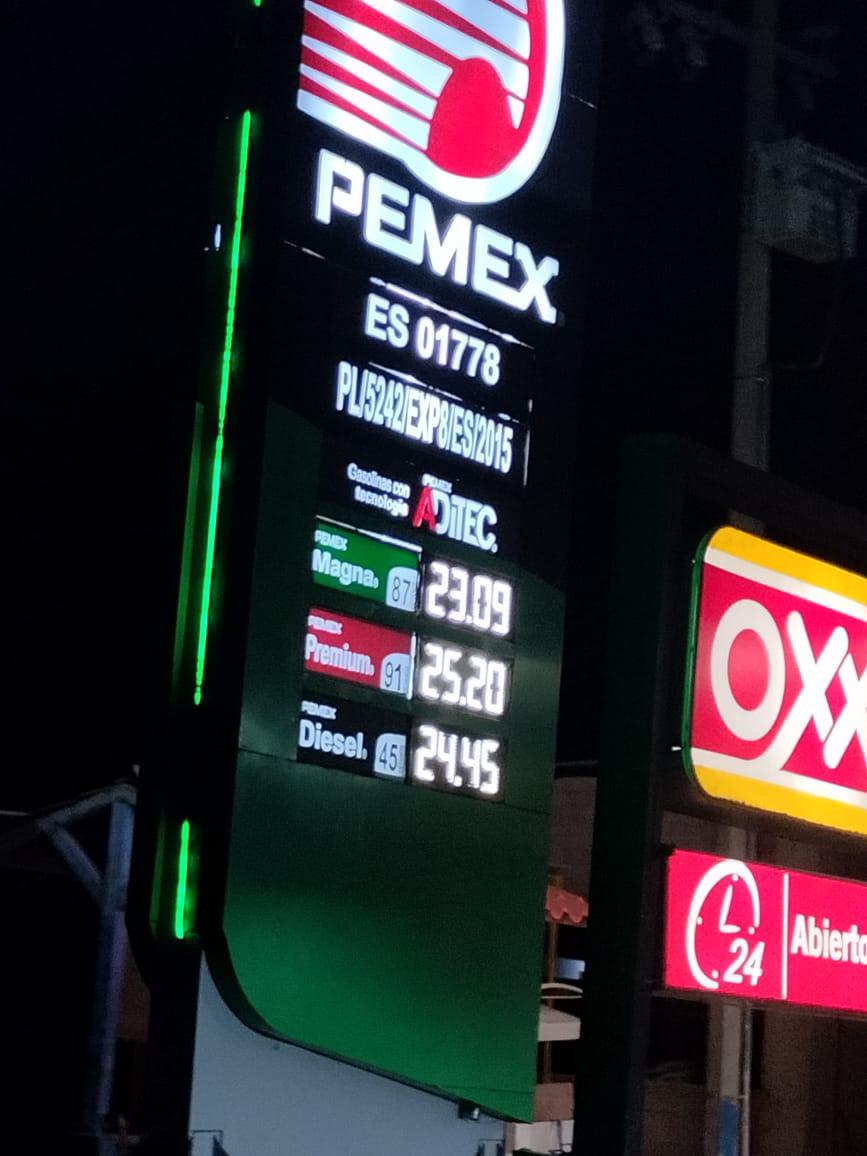 $!Supera los 23 pesos el precio de la gasolina en Rosario