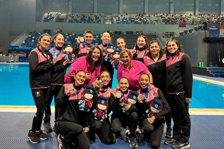 México brilla en China con bronce histórico en la Super Final de Natación Artística